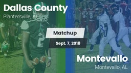 Matchup: Dallas County vs. Montevallo  2018