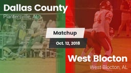 Matchup: Dallas County vs. West Blocton  2018
