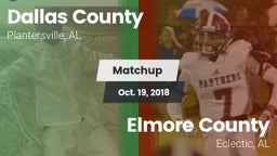 Matchup: Dallas County vs. Elmore County  2018