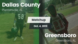Matchup: Dallas County vs. Greensboro  2019