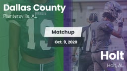 Matchup: Dallas County vs. Holt  2020