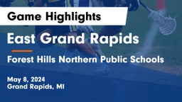 East Grand Rapids  vs Forest Hills Northern Public Schools Game Highlights - May 8, 2024