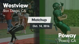 Matchup: Westview  vs. Poway  2016