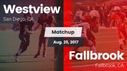 Matchup: Westview  vs. Fallbrook  2017