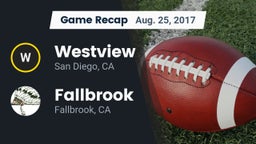 Recap: Westview  vs. Fallbrook  2017