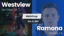 Matchup: Westview  vs. Ramona  2017