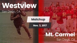 Matchup: Westview  vs. Mt. Carmel  2017