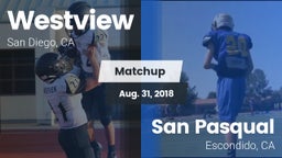 Matchup: Westview  vs. San Pasqual  2018