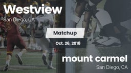 Matchup: Westview  vs. mount carmel  2018