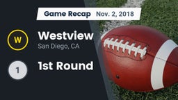 Recap: Westview  vs. 1st Round 2018