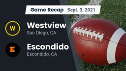 Recap: Westview  vs. Escondido  2021
