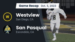 Recap: Westview  vs. San Pasqual  2023