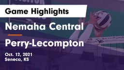 Nemaha Central  vs Perry-Lecompton  Game Highlights - Oct. 12, 2021