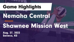 Nemaha Central  vs Shawnee Mission West Game Highlights - Aug. 27, 2022