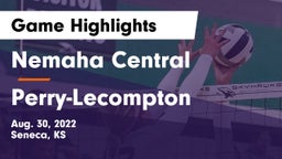 Nemaha Central  vs Perry-Lecompton  Game Highlights - Aug. 30, 2022