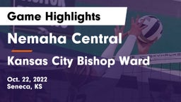 Nemaha Central  vs Kansas City Bishop Ward Game Highlights - Oct. 22, 2022
