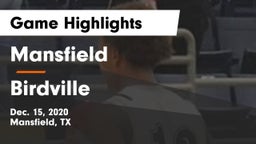 Mansfield  vs Birdville  Game Highlights - Dec. 15, 2020
