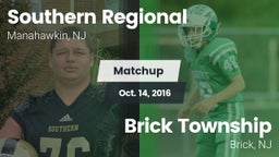 Matchup: Southern Regional vs. Brick Township  2016