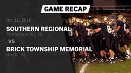 Recap: Southern Regional  vs. Brick Township Memorial  2016