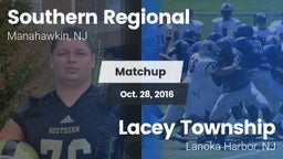 Matchup: Southern Regional vs. Lacey Township  2016