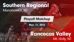Matchup: Southern Regional vs. Rancocas Valley  2016