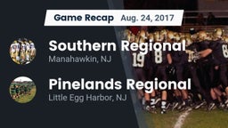Recap: Southern Regional  vs. Pinelands Regional  2017