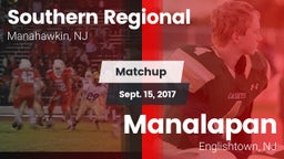 Matchup: Southern Regional vs. Manalapan  2017