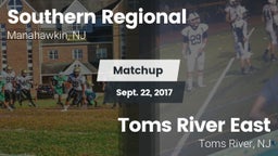 Matchup: Southern Regional vs. Toms River East  2017