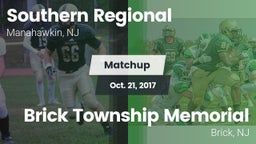 Matchup: Southern Regional vs. Brick Township Memorial  2017