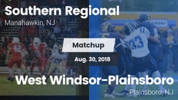 Matchup: Southern Regional vs. West Windsor-Plainsboro  2018