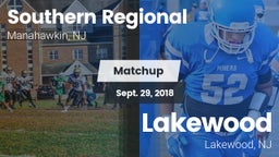 Matchup: Southern Regional vs. Lakewood  2018