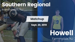 Matchup: Southern Regional vs. Howell  2019