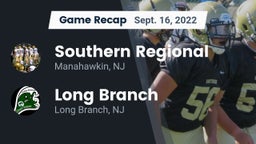 Recap: Southern Regional  vs. Long Branch  2022