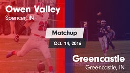 Matchup: Owen Valley High vs. Greencastle  2016