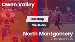 Matchup: Owen Valley High vs. North Montgomery  2017