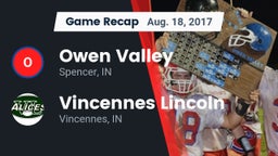Recap: Owen Valley  vs. Vincennes Lincoln  2017