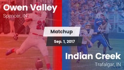 Matchup: Owen Valley High vs. Indian Creek  2017