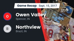 Recap: Owen Valley  vs. Northview  2017