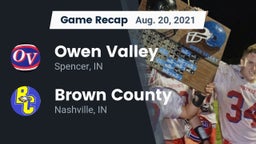 Recap: Owen Valley  vs. Brown County  2021