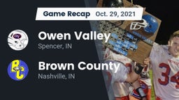 Recap: Owen Valley  vs. Brown County  2021