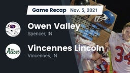 Recap: Owen Valley  vs. Vincennes Lincoln  2021