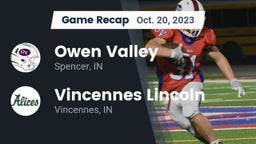 Recap: Owen Valley  vs. Vincennes Lincoln  2023