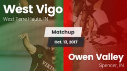 Matchup: West Vigo High vs. Owen Valley  2017