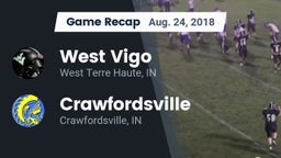 Recap: West Vigo  vs. Crawfordsville  2018