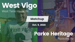 Matchup: West Vigo High vs. Parke Heritage  2020
