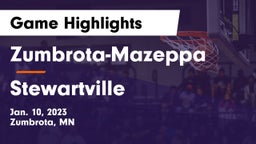 Zumbrota-Mazeppa  vs Stewartville  Game Highlights - Jan. 10, 2023