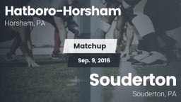Matchup: Hatboro-Horsham vs. Souderton  2016