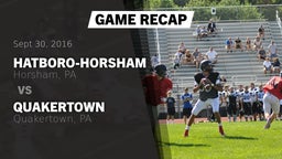 Recap: Hatboro-Horsham  vs. Quakertown  2016