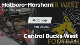 Matchup: Hatboro-Horsham vs. Central Bucks West  2017