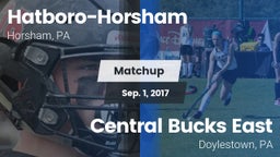 Matchup: Hatboro-Horsham vs. Central Bucks East  2017